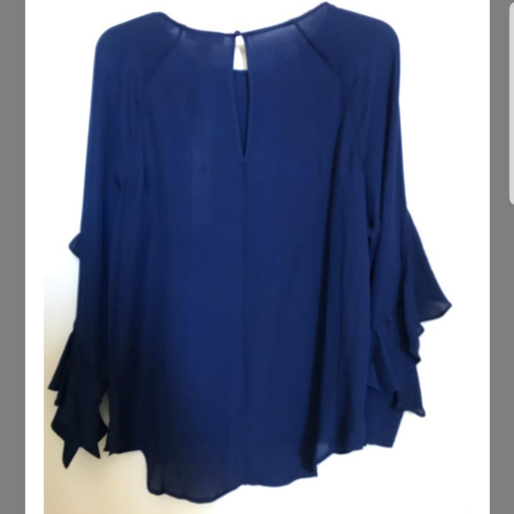 Catherine Maladrino black silk blouse - Picture 2 of 7